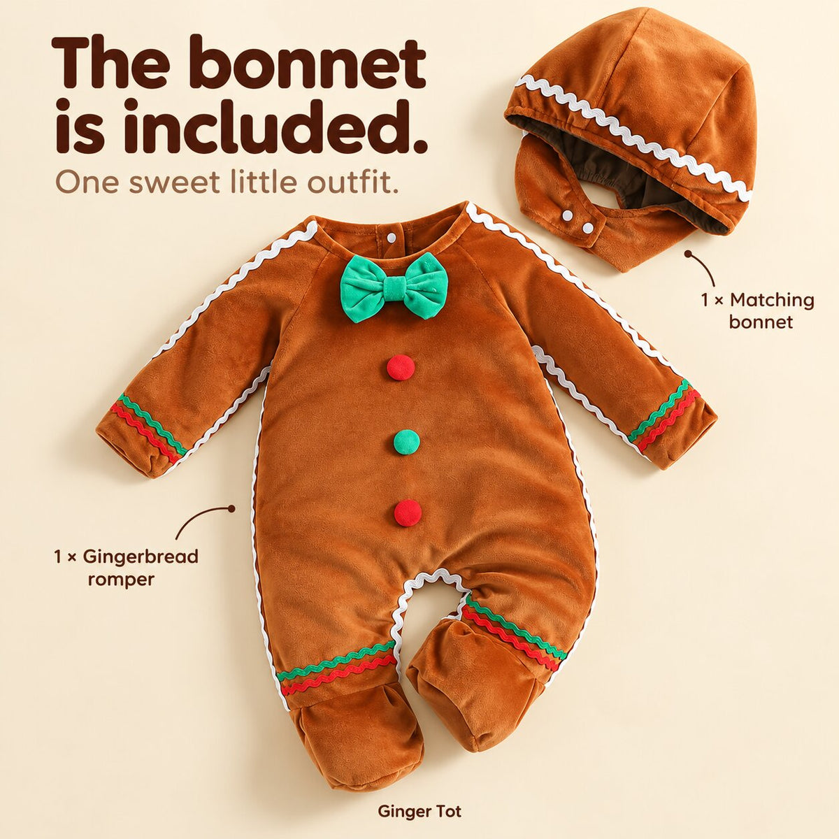 Ginger Tot™ Keepsake Romper Set