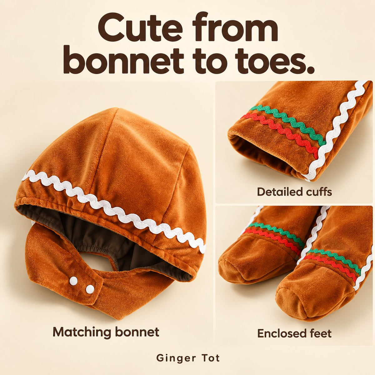 Ginger Tot™ Keepsake Romper Set