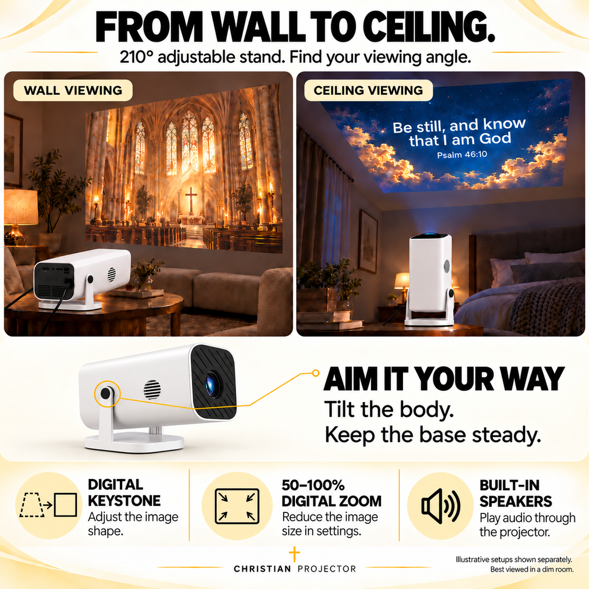 Christian Projector - High Lamp