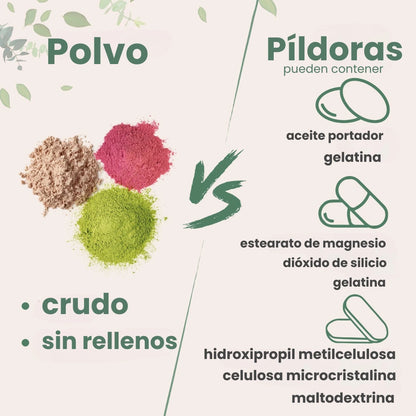 Colágeno en Polvo Multitipo con Ácido Hialurónico, Biotina y Vitamina C