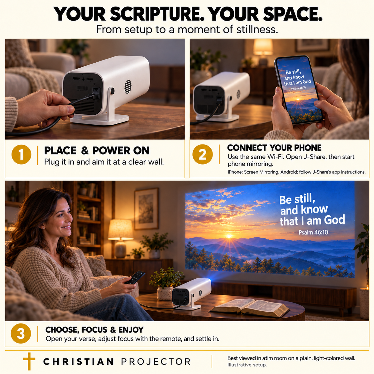 Christian Projector - High Lamp